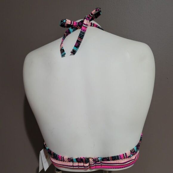 Shade & Shore Stripe Cabana Bikini Top - Picture 5 of 9